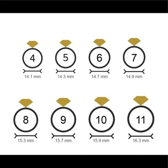 NEW Luxury Dainty Purple Crystal Stone Ring - Picture 7 of 8